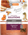 Simply Nourish Natural Solutions Digestion Adult Dry Cat Food Natural, Ancient Grains, Turkey